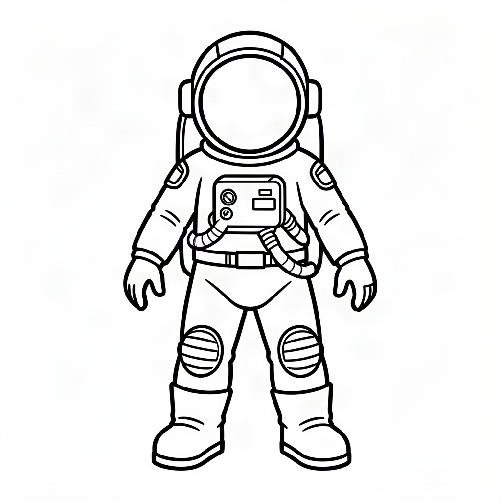 Astronaut explorând spațiul
