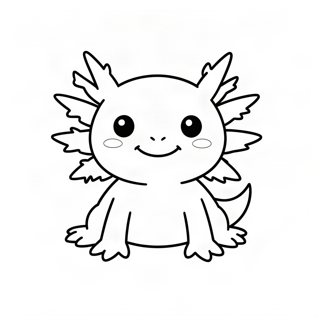 Axolotl zâmbitor