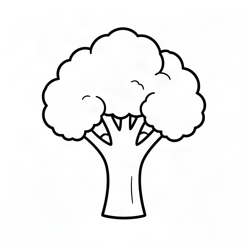 Broccoli ca un copăcel