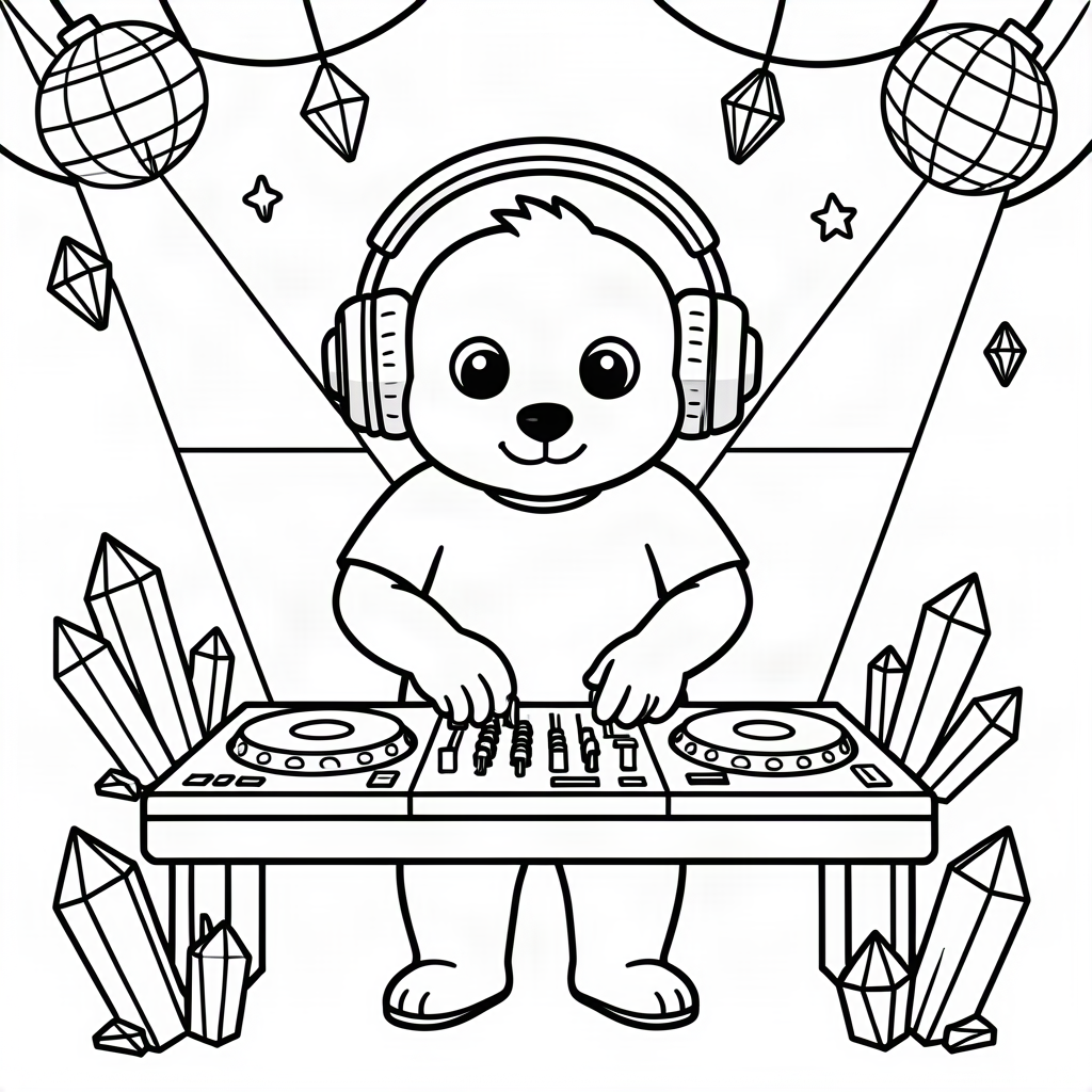 Cârtiță DJ la platane subterane