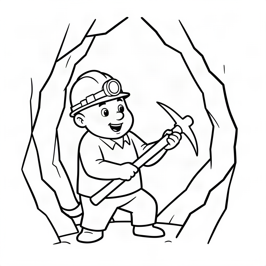 Cârtiță miner găsind un diamant uriaș