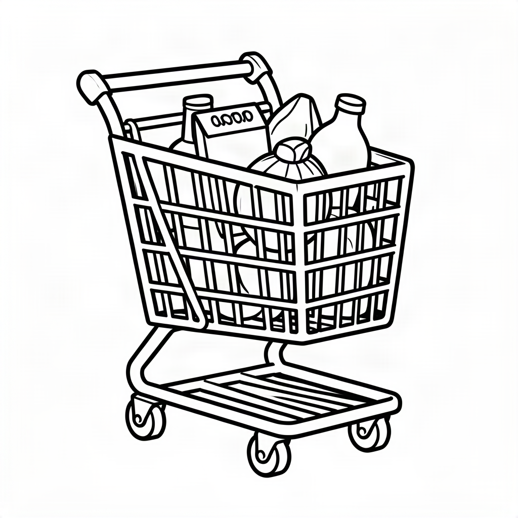 Cărucior de supermarket