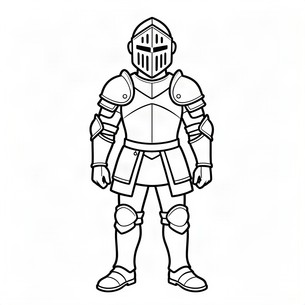 Cavaler curajos în armură