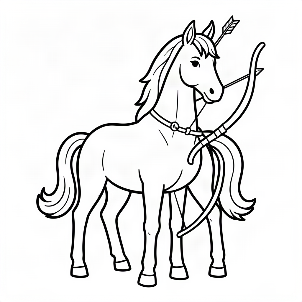 Centaur cu arc și săgeți
