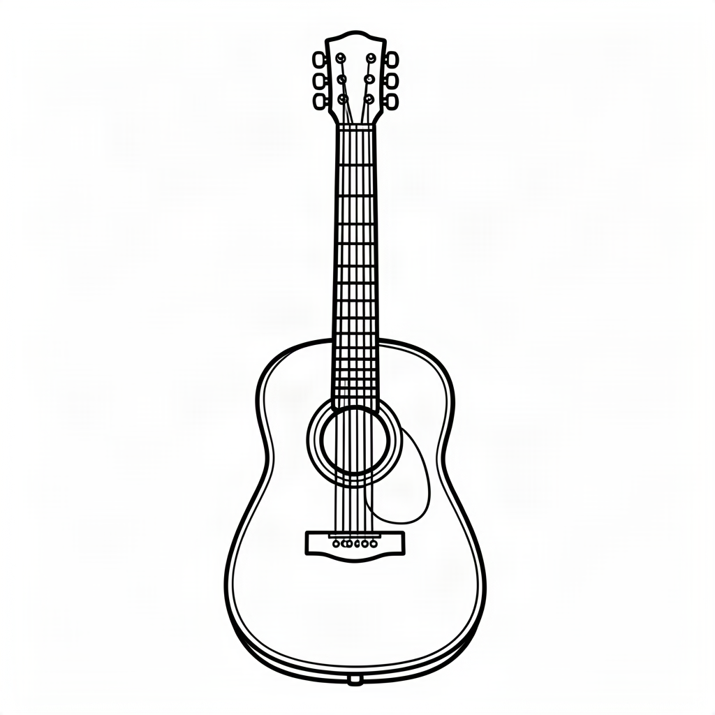 Chitară acustică pentru muzicanți