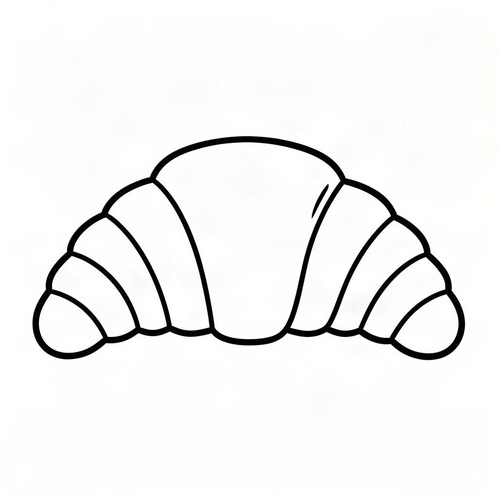 Croissant franțuzesc pufos