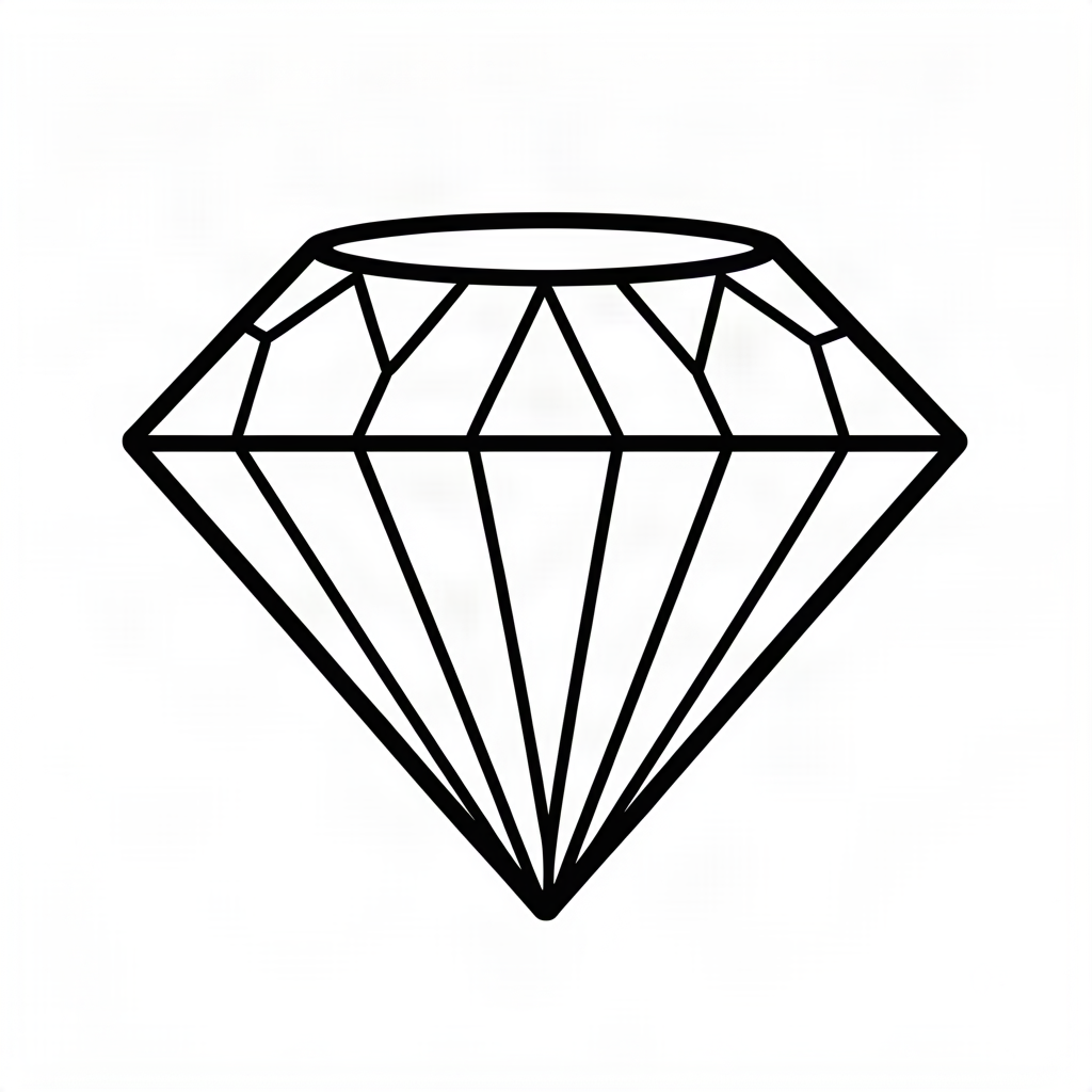 Diamant prețios și strălucitor