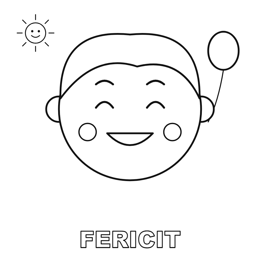 Emoția fericirii: copil vesel