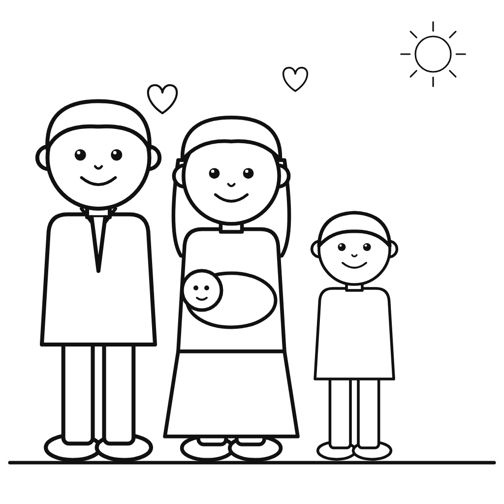 Familia mea: mama, tata și copiii