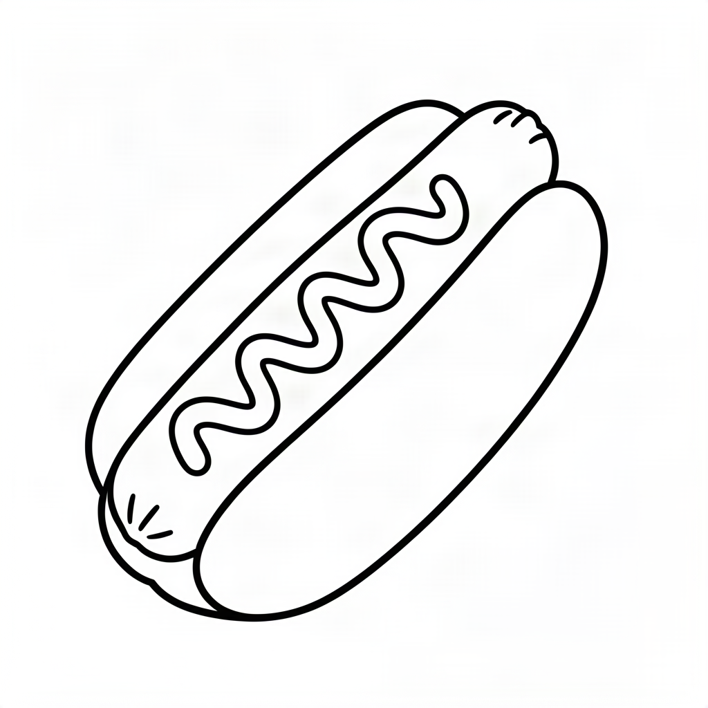 Hot dog delicios cu muștar