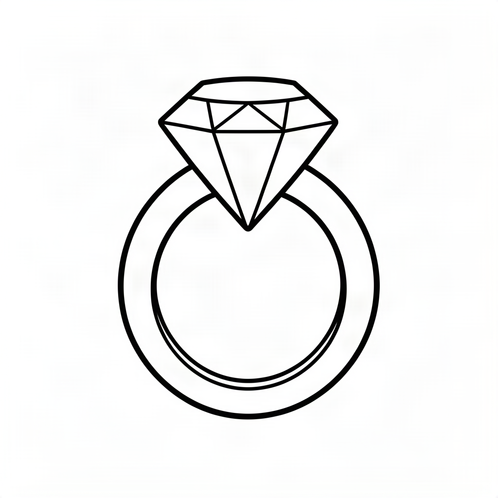 Inel cu un diamant uriaș