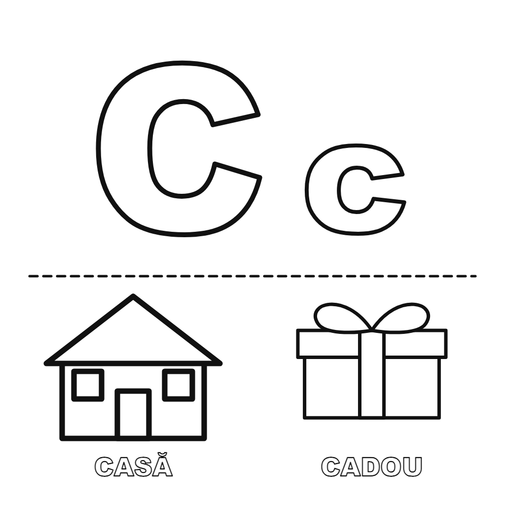 Litera C de la Casă și Cadou
