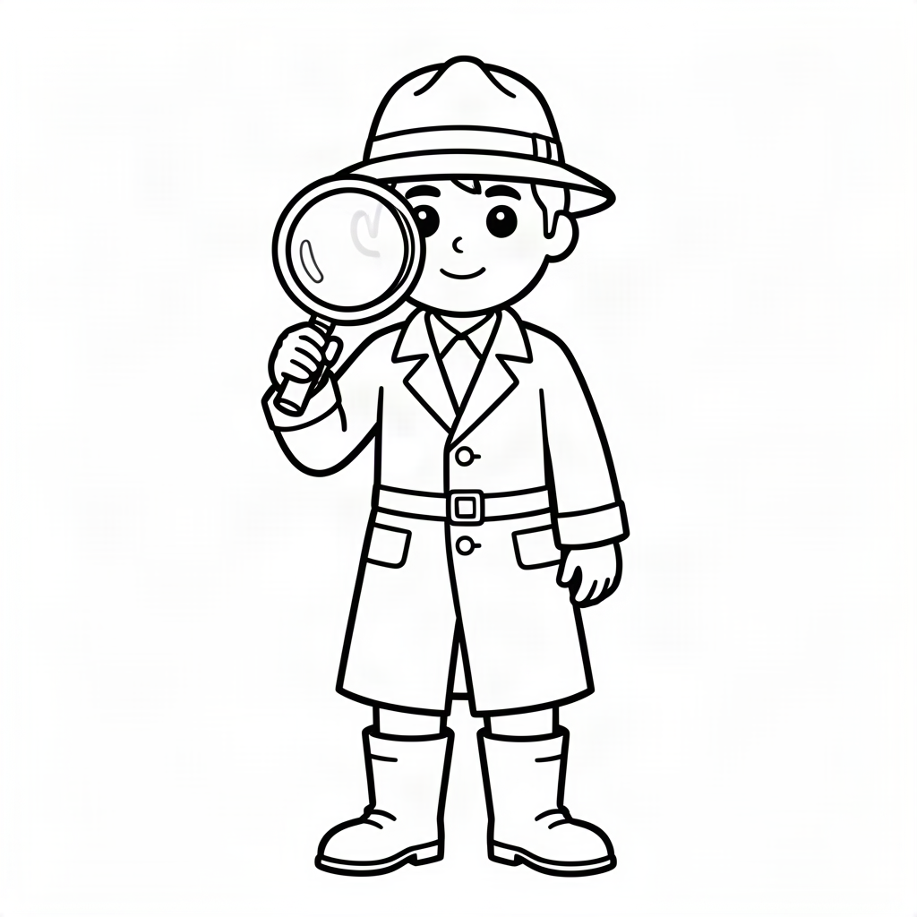 Lupă de detectiv