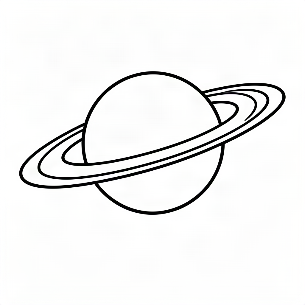 Planeta Saturn cu inele