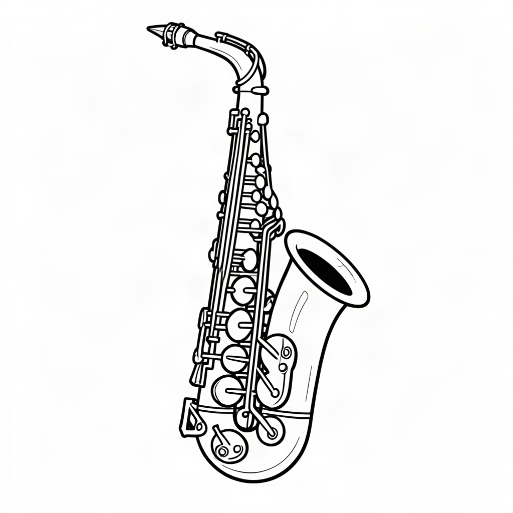 Saxofon lucios pentru jazz
