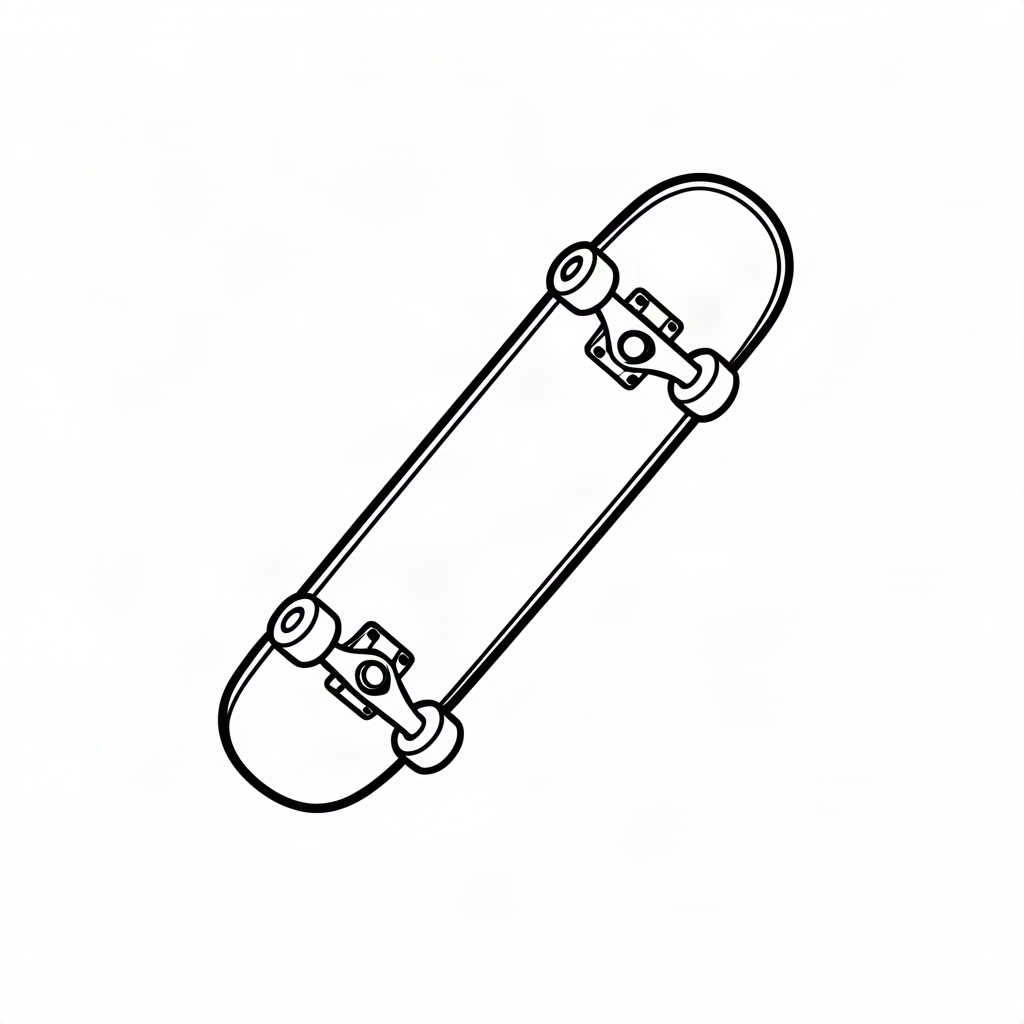 Skateboard modern