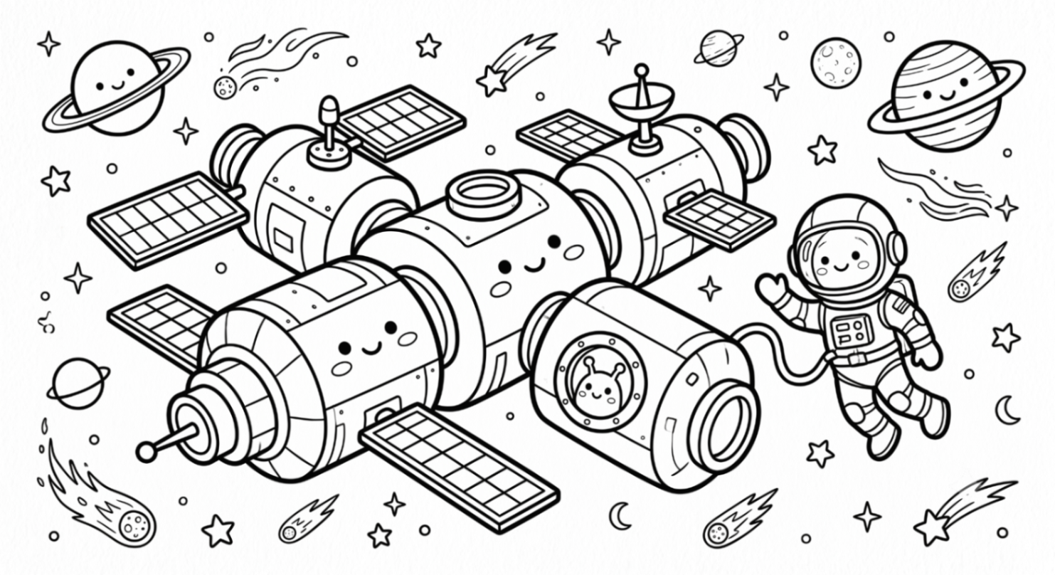 Stația Spațială a Prietenilor Doodle