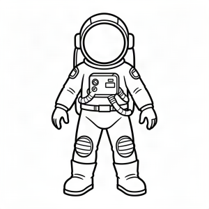 Astronaut explorând spațiul