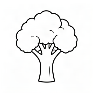 Broccoli ca un copăcel