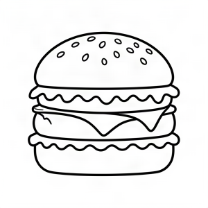 Burger delicos cu brânză
