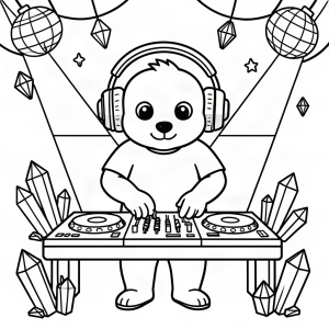 Cârtiță DJ la platane subterane