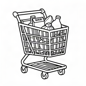 Cărucior de supermarket