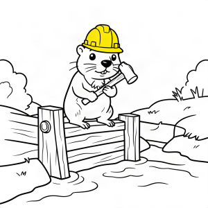 Castor constructor la baraj
