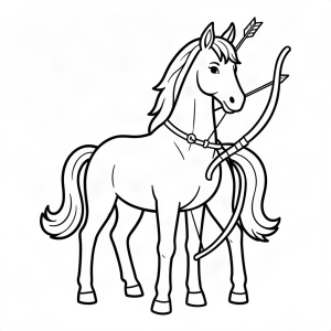 Centaur cu arc și săgeți