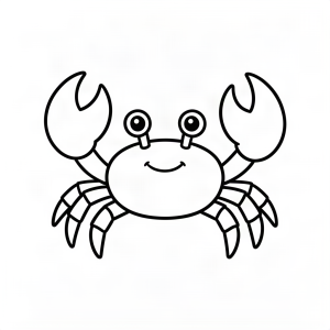 Crab cu clești mari