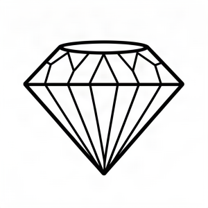 Diamant prețios și strălucitor