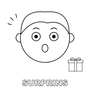 Emoția surprizei: copil surprins