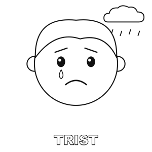Emoția tristeții: copil trist