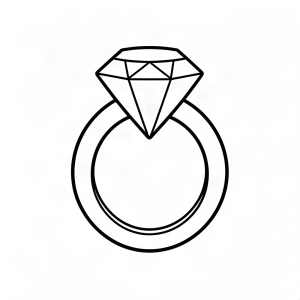Inel cu un diamant uriaș