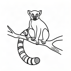 Lemur cu coadă inelată