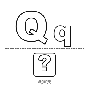 Litera Q de la Quiz