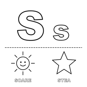 Litera S de la Soare și Stea