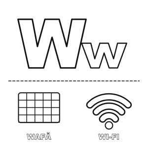 Litera W de la Wafă și Wi-Fi
