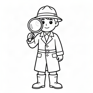 Lupă de detectiv