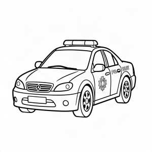 Mașină de poliție rapidă