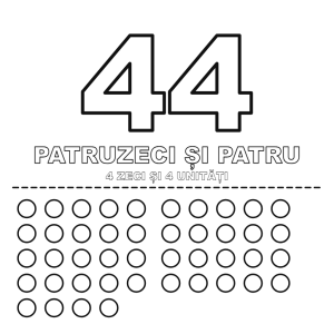 Numărul 44: patruzeci și patru