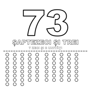 Numărul 73: șaptezeci și trei