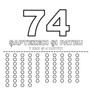 Numărul 74: șaptezeci și patru