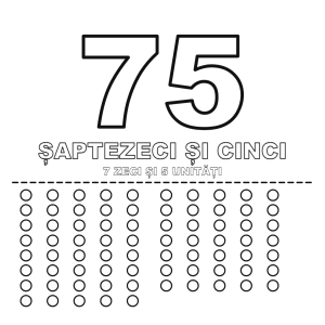 Numărul 75: șaptezeci și cinci