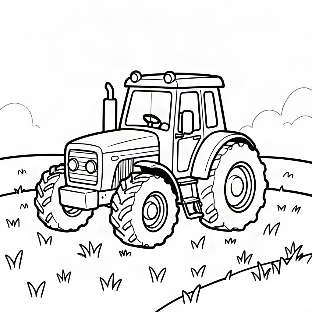 Tractor harnic pe câmp