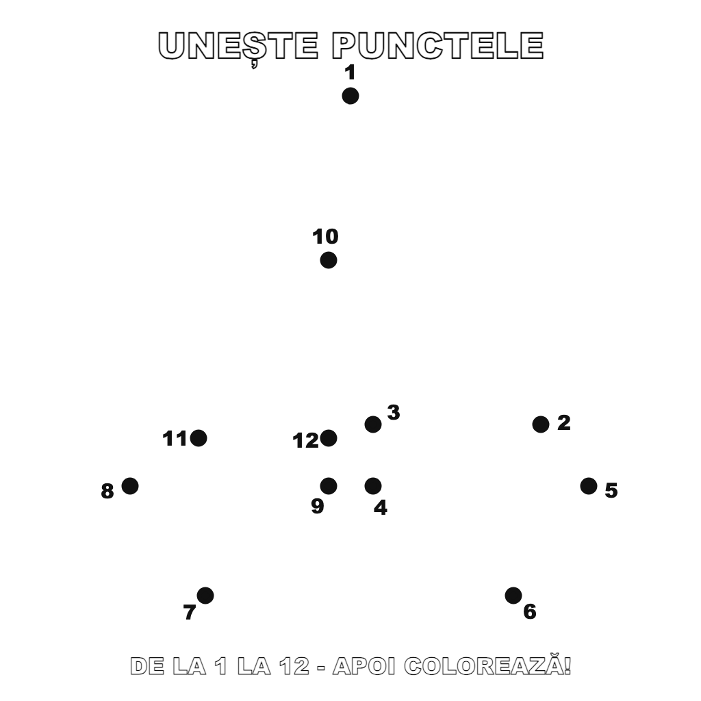 Unește punctele: Barcă cu pânze